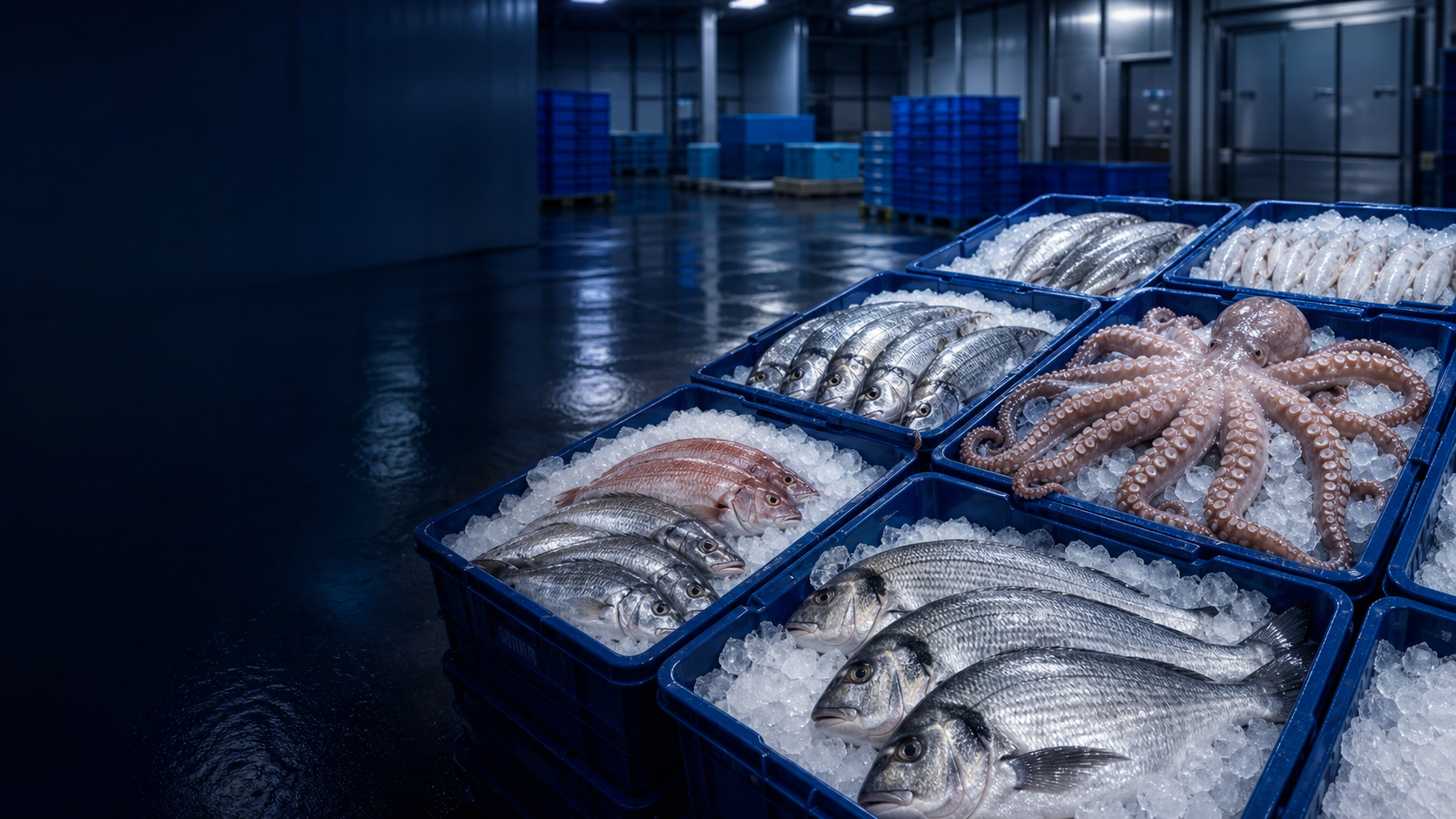 Produits de la mer Atlantique premium